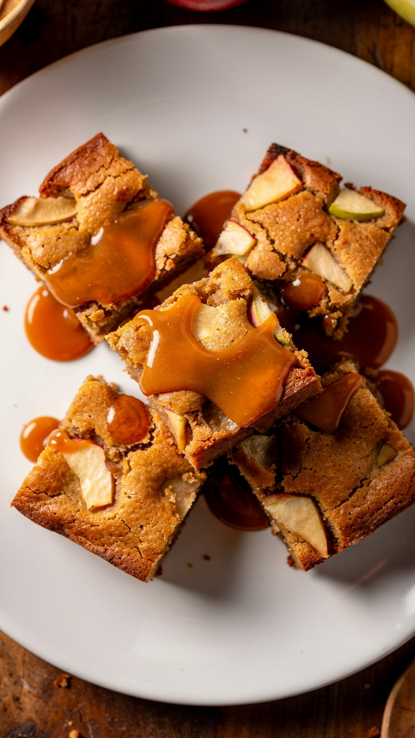 Apple Blondies with Brown Butter and Cinnamon
