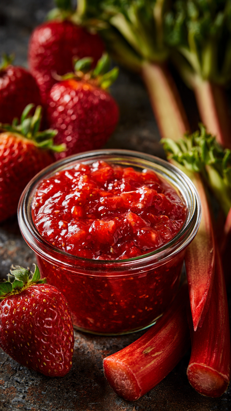 Homemade Strawberry Rhubarb Jam